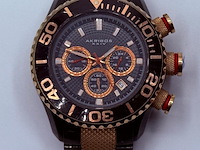 Akribos xxiv conqueror ak512tt chronograaf herenhorloge - afbeelding 2 van  7