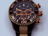 Akribos xxiv conqueror ak512tt chronograaf herenhorloge - afbeelding 3 van  7