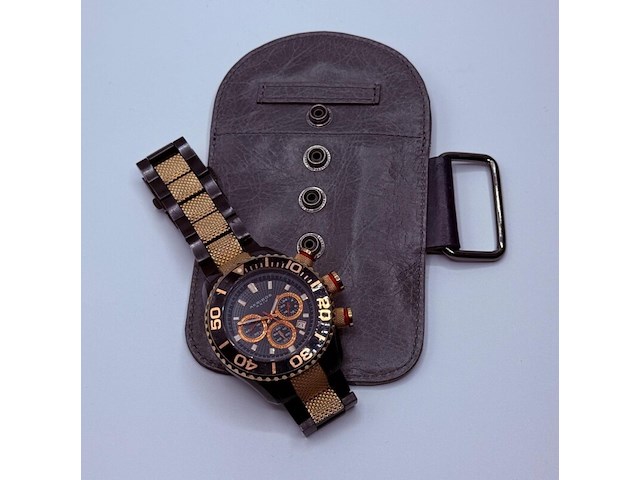 Akribos xxiv conqueror ak512tt chronograaf herenhorloge - afbeelding 4 van  7