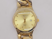 Akribos xxiv diamanten dameshorloge ak608yg - afbeelding 1 van  5