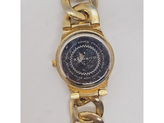 Akribos xxiv diamanten dameshorloge ak608yg - afbeelding 5 van  5