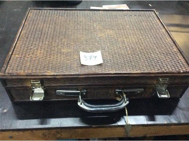 Aktetas riet met sleutels - afbeelding 1 van  3