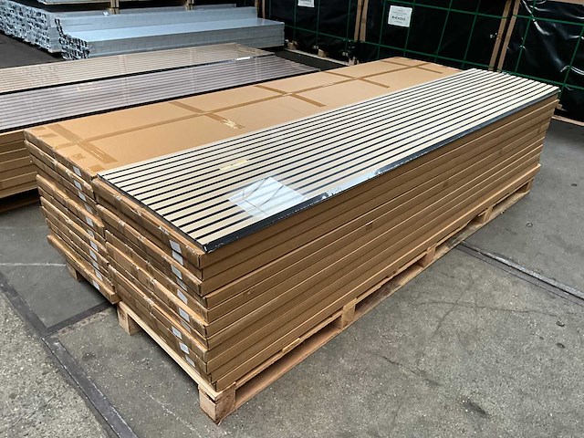 Akupanel - eiken - akoestisch wandpaneel 280x60 cm (22x) - afbeelding 4 van  4