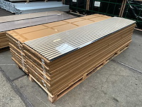 Akupanel - eiken - akoestisch wandpaneel 280x60 cm (44x) - afbeelding 4 van  4