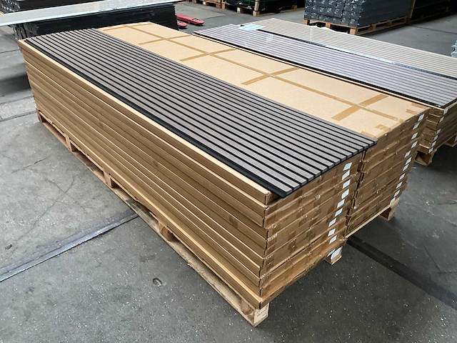 Akupanel espresso akoestisch wandpaneel 280x60 cm (32x) - afbeelding 2 van  4