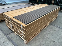 Akupanel espresso akoestisch wandpaneel 280x60 cm (32x) - afbeelding 3 van  4