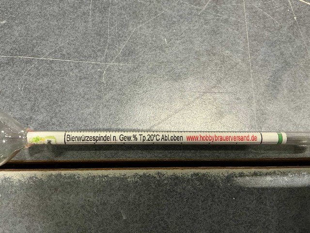 Al-ambik® bierspindel met geïntegreerde thermometer en compensatieschaal, overige meetgereedschap (26x) - afbeelding 4 van  7