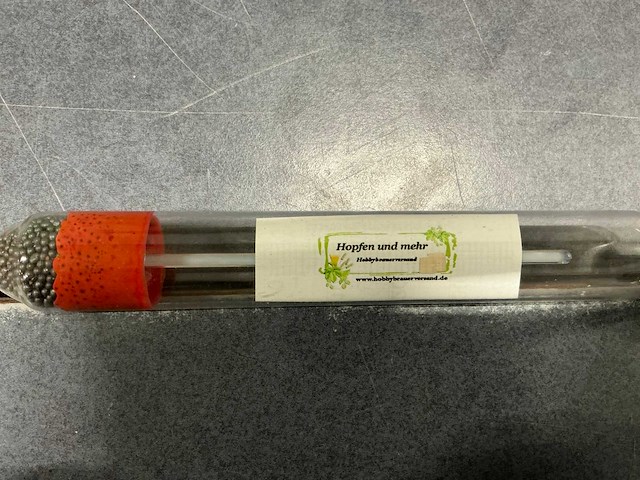 Al-ambik® bierspindel met geïntegreerde thermometer en compensatieschaal, overige meetgereedschap (26x) - afbeelding 5 van  7