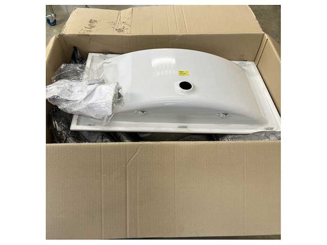 Alape eb.r800 build in washbasin 800 x 121 x 450 mm - durable ceramic sink for ships & maritime use - 2203200000 - afbeelding 6 van  14