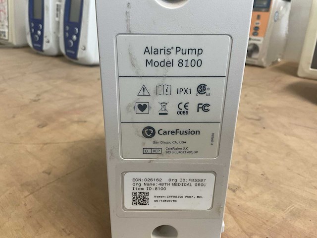 Alaris 8100 pump - afbeelding 5 van  5