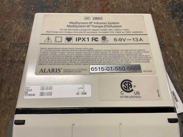 Alaris medsystem iii infusion system - afbeelding 7 van  7