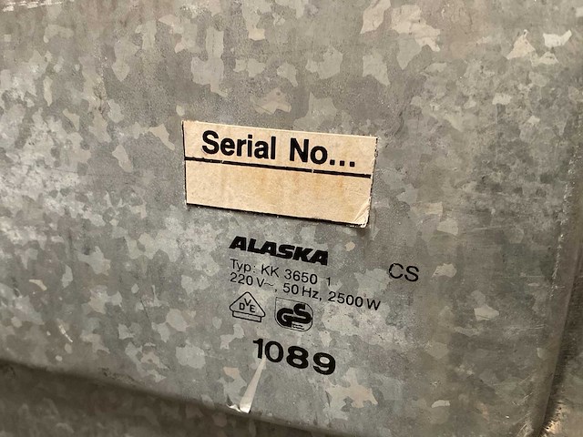 Alaska kk 3650 oven met dubbele kookplaat - afbeelding 7 van  7