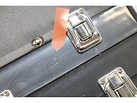 Albatros aluminium zitmand 3ladig abs viskoffer voor vissen grote opbergvak - afbeelding 3 van  3