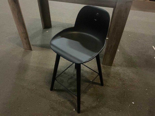 Albert kuip zwart/pvc barkruk - afbeelding 3 van  3