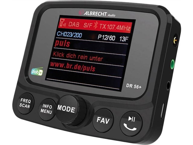 Albrecht audio dr56+ adapter voor het upgraden van autoradio's fmzender voor dab+ - afbeelding 1 van  4
