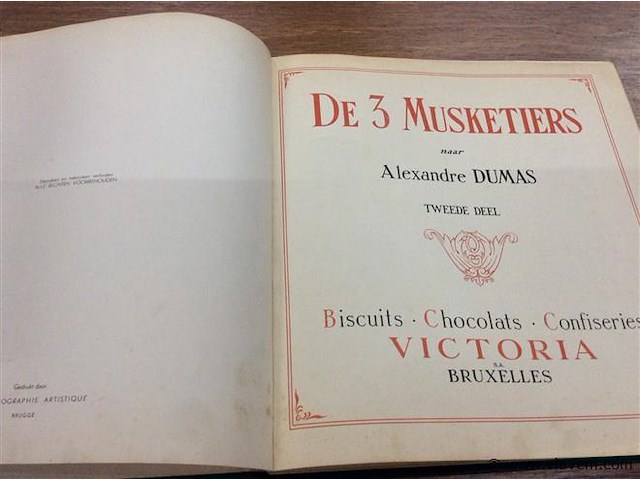 Album de 3 musketiers ( 1à2 prenten ontbreken ) - afbeelding 2 van  4