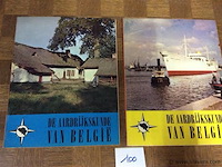 Album : de aardrijkskunde van belgië 2stuks (compl) - afbeelding 1 van  4