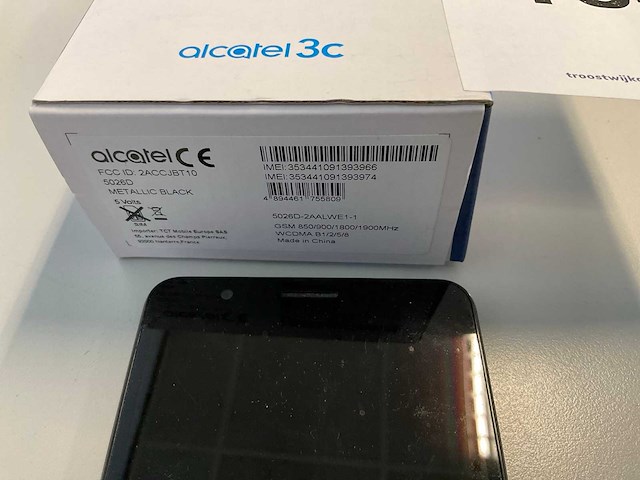 Alcatel 3c mobiele telefoon - afbeelding 4 van  5