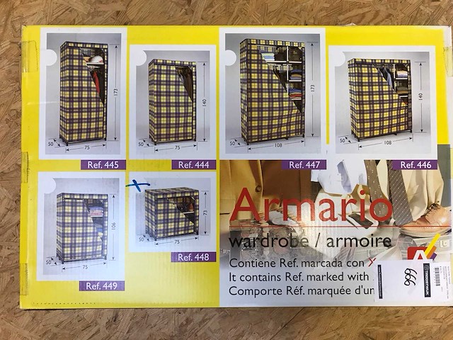 Alco armario leg campingkast (9x) - afbeelding 3 van  4