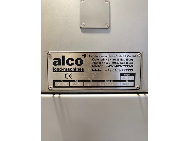 Alco food-machines gmbh & co. kg - afbeelding 6 van  15