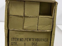 Alcoholbrander pewterburner rvs - 10 dozen á 12 stuks - afbeelding 3 van  5