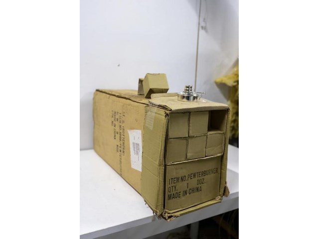 Alcoholbrander pewterburner rvs - 10 dozen á 12 stuks - afbeelding 4 van  5