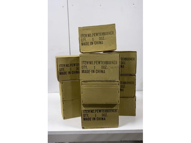Alcoholbrander pewterburner rvs - 10 dozen á 12 stuks - afbeelding 5 van  5