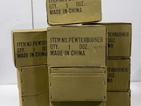 Alcoholbrander pewterburner rvs - 10 dozen á 12 stuks - afbeelding 5 van  5