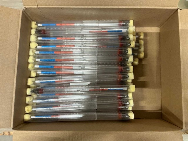 Alcoholmeter met thermometer (40x) - afbeelding 3 van  3