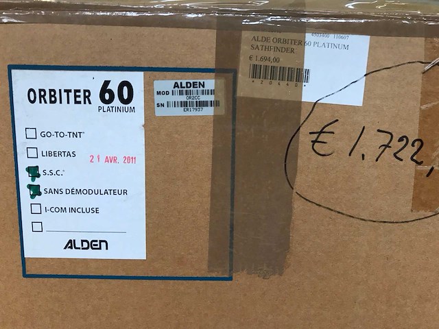 Alden orbiter schotelantenne - afbeelding 4 van  4