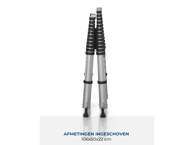 Aldorr - telescopische vouwladder - 3,60 + 4,20 m - afbeelding 2 van  4
