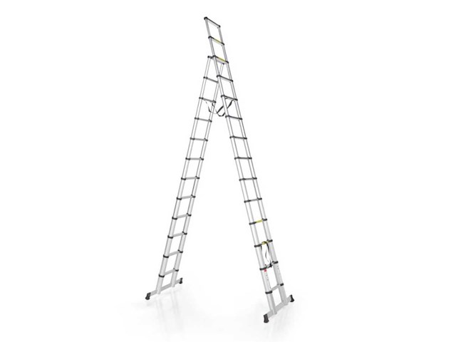 Aldorr - telescopische vouwladder - 3,60 + 4,20 m - afbeelding 3 van  4