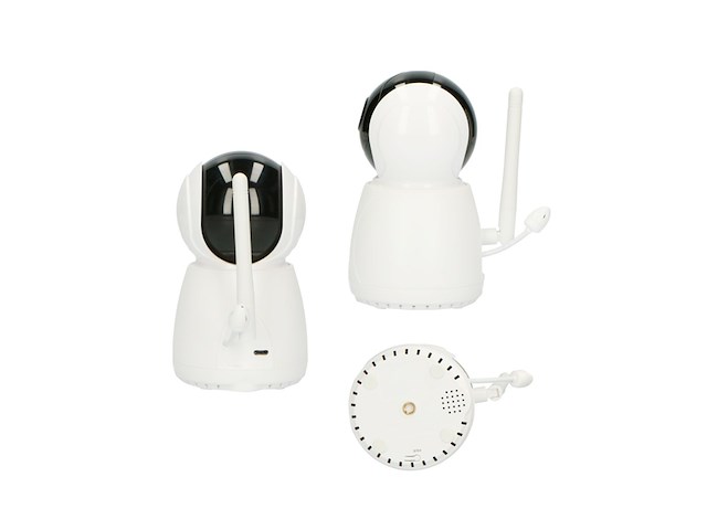 Alecto babyfoon met camera en 5 kleurenscherm wit - afbeelding 2 van  6