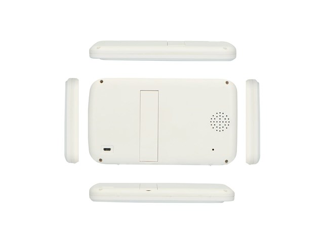 Alecto babyfoon met camera en 5 kleurenscherm wit - afbeelding 4 van  6