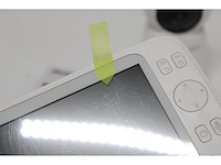 Alecto babyfoon met camera en 5 kleurenscherm wit - afbeelding 6 van  6