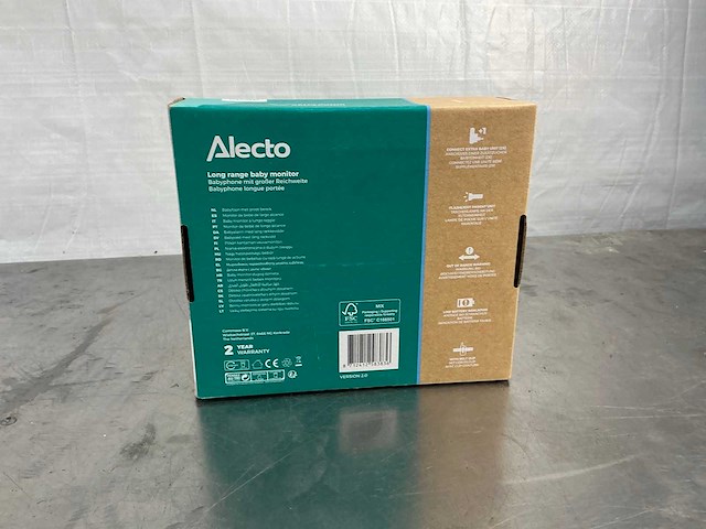 Alecto dex-80 babyfoon (2x) - afbeelding 3 van  4