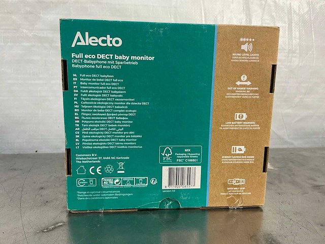 Alecto full eco babyfoon (4x) - afbeelding 2 van  2