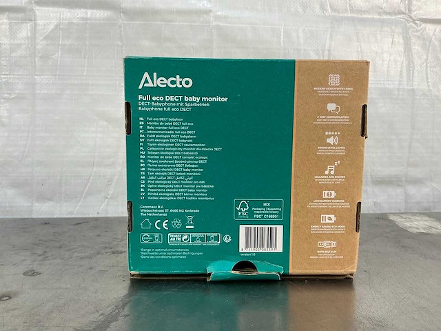 Alecto full eco babyfoon - afbeelding 2 van  2