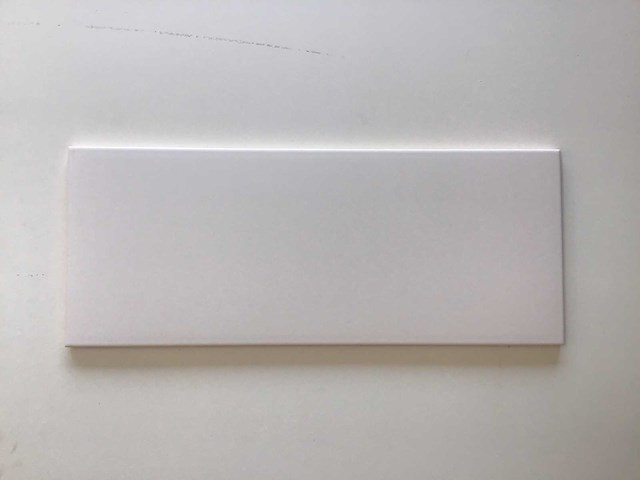 Alecuia ceramic - mat wit - 20x50 cm - 46,2m2 - wandtegel - afbeelding 1 van  5