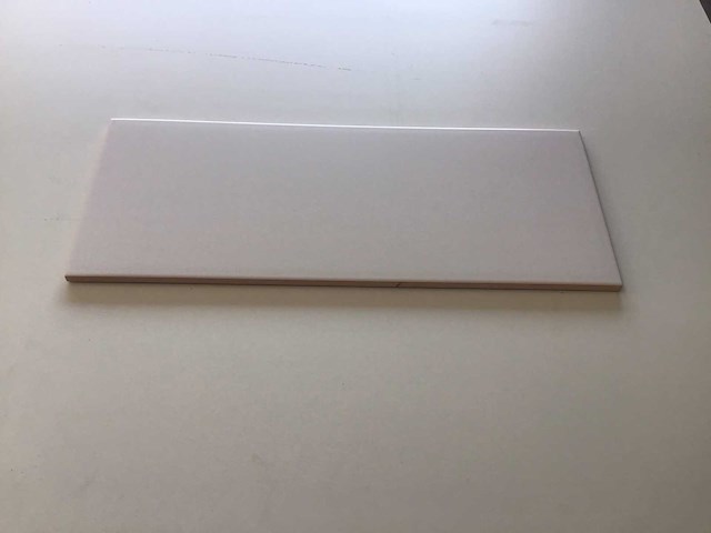 Alecuia ceramic - mat wit - 20x50 cm - 46,2m2 - wandtegel - afbeelding 2 van  5