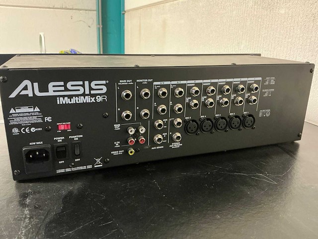 Alesis imultimix 9r rackmixer - afbeelding 5 van  6