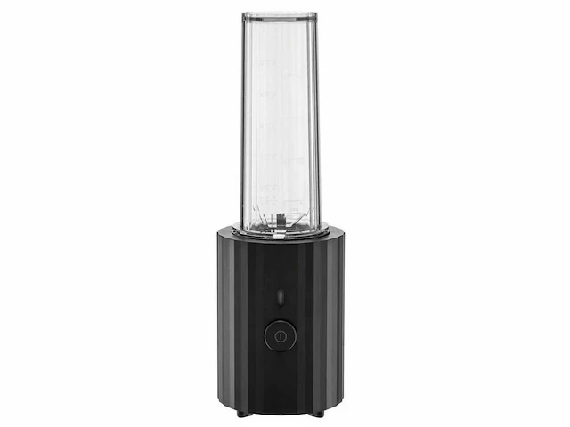 Alessi plissé personal blender black - afbeelding 1 van  4