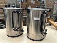 Alex meijer & co. - rvs koffiepercolator 18l (2x)