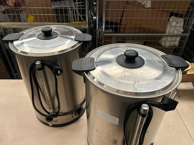 Alex meijer & co. - rvs koffiepercolator 18l (2x) - afbeelding 1 van  2