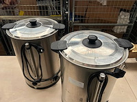 Alex meijer & co. - rvs koffiepercolator 18l (2x) - afbeelding 1 van  2
