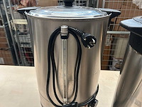 Alex meijer & co. - rvs koffiepercolator 18l (2x) - afbeelding 2 van  2