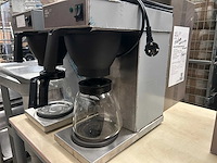 Alex meijer & co. - rvs koffiezetapparaat inclusief glazen kannen en filters (2x) - afbeelding 4 van  7