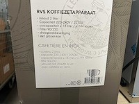 Alex meijer & co. - rvs koffiezetapparaat inclusief glazen kannen en filters (2x) - afbeelding 7 van  7