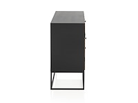 Alexandrehouse houten kast met 1 deur en 3 lades,met metalen onderstel - afbeelding 4 van  6