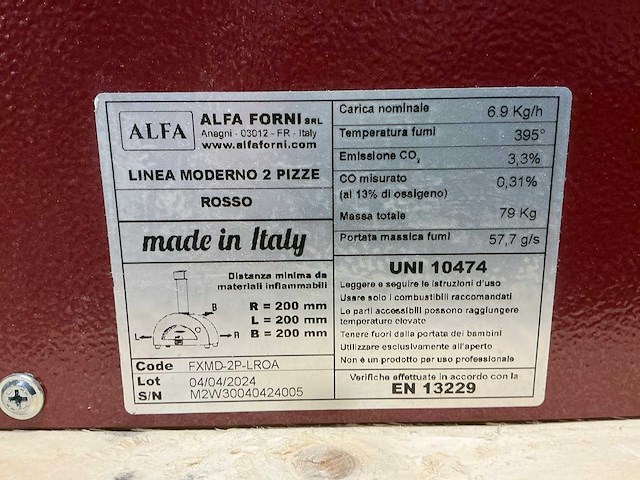 Alfa - forni moderno 2 pizze - pizza-oven - afbeelding 6 van  6